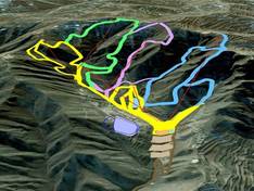 Pistenplan Phoenix Ridge