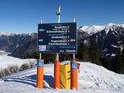 Ausschilderung bei der Kaserebenbahn