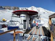 Saroden-Cima Vioz - 4er Sesselbahn fix geklemmt