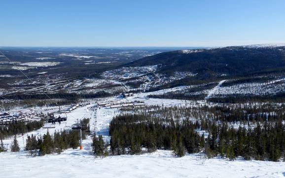 Größter Höhenunterschied in der Provinz Dalarna (Dalarnas län) – Skigebiet Stöten