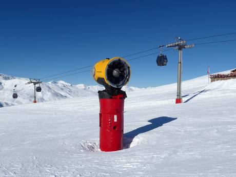 Schneesicherheit Saint-Jean-de-Maurienne – Schneesicherheit Les 3 Vallées – Val Thorens/Les Menuires/Méribel/Courchevel
