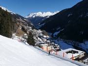 Der Ort Kappl an der Talabfahrt