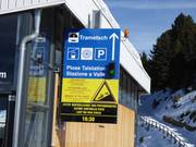 Ausschilderung der Talabfahrt