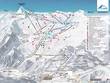 Pistenplan vom Skigebiet Kitzsteinhorn/Maiskogel – Kaprun
