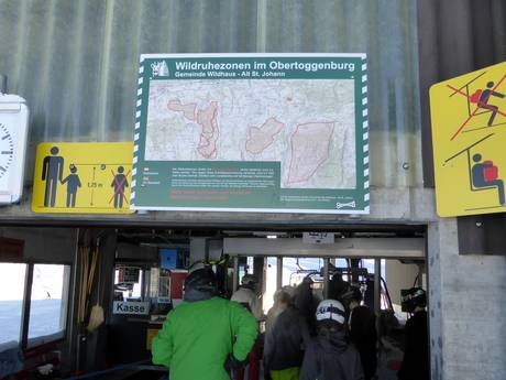 Appenzeller Alpen: Umweltfreundlichkeit der Skigebiete – Umweltfreundlichkeit Wildhaus – Gamserrugg (Toggenburg)