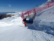 Tunnel an der Piste Hoods Hollow
