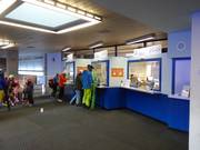 Gepflegter Kassenbereich an der Parsennbahn