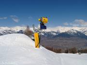 Schneekanonen in Veysonnaz