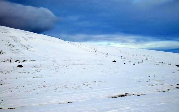 Reykjavik: Größe der Skigebiete – Größe Skálafell