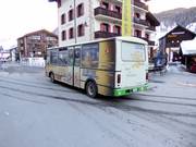 Elektrobus in Zermatt