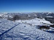 Tiefschneehänge auf der Steinplatte