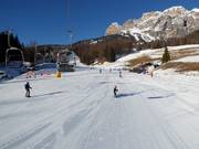 Übungspiste an der Doppelsesselbahn Baby Socrepes