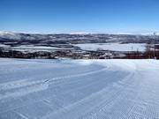 Perfekte Pistenpräparierung im Skigebiet Hemavan
