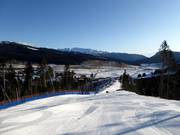 Blick zur Alpe di Vezzena und bis nach Asiago