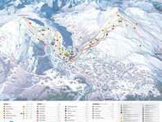 Pistenplan Strandafjellet