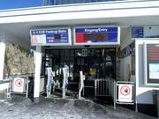 Informationstafeln beim Einstieg