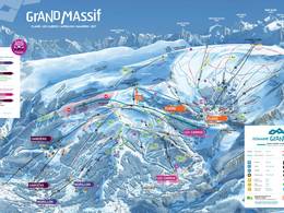Pistenplan Le Grand Massif – Flaine/Les Carroz/Morillon/Samoëns/Sixt