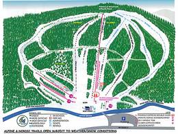 Pistenplan Granite Gorge Mountain Park