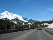 Anfahrt zum Skigebiet Big Sky
