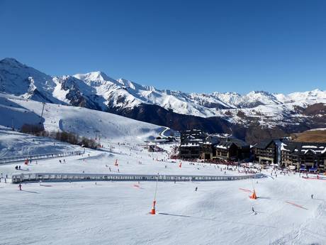 Skigebiete für Anfänger im Arrondissement Bagnères-de-Bigorre – Anfänger Peyragudes