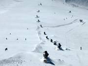 Schneekanonen am Gletscher