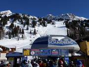 Schaidbergbahn - 6er Hochgeschwindigkeits-Sesselbahn (kuppelbar) mit Abdeckhauben und Sitzheizung