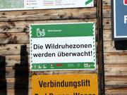 Die Wildruhezonen werden überwacht!