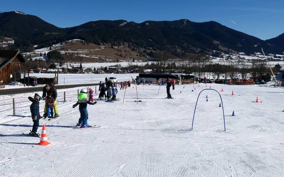 Skigebiete für Anfänger in den Ammergauer Alpen (Gebirge) – Anfänger Steckenberg – Unterammergau