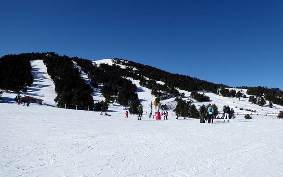 Prades: Größe der Skigebiete – Größe Les Angles