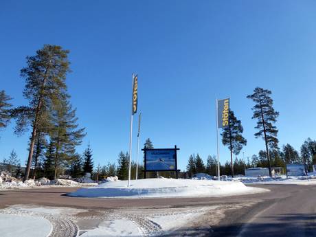 Dalarna: Anfahrt in Skigebiete und Parken an Skigebieten – Anfahrt, Parken Stöten