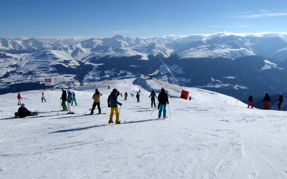 Größter Höhenunterschied in der Ferienregion Surselva – Skigebiet Brigels/Waltensburg/Andiast