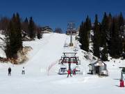 Brunarica - 4er Sesselbahn fix geklemmt