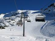 Sattele - 4er Hochgeschwindigkeits-Sesselbahn (kuppelbar) mit Abdeckhauben