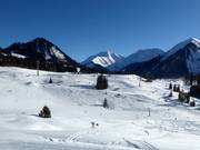 Leichte Piste am unteren Thaneller
