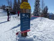 Monster X Pistenraupe in der Taynton Bowl