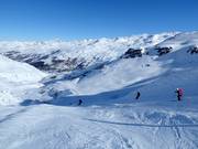Abfahrt an der Pointe de la Masse (Les Menuires)