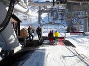 An der Sesselbahn ist das Personal präsent