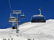 Gütsch-Flyer - 6er Hochgeschwindigkeits-Sesselbahn (kuppelbar) mit Abdeckhauben