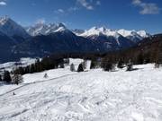 Tiefschneehänge bis nach Ftan