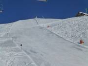 Schwarze Piste an der Muttenkopfbahn