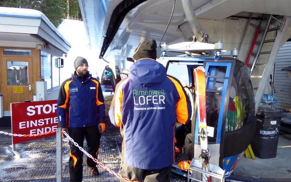 Salzburger Saalachtal: Freundlichkeit der Skigebiete – Freundlichkeit Almenwelt Lofer