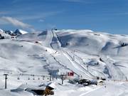 Blick auf die Funslope und den Family Park am Kitzbüheler Horn