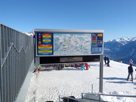 Französische Schweiz (Romandie): Orientierung in Skigebieten – Orientierung Crans-Montana