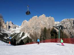 Skigebiet Catinaccio/Ciampedie – Vigo di Fassa/Pera di Fassa
