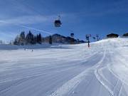 Leichte Talabfahrt nach Kaprun