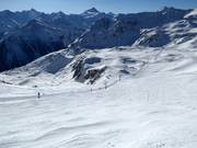 Extreme Skiroute Abondance vom Roc d'Orzival