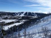 Blick von Hundfjället nach Tandådalen