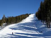 Schwarze Piste 16 an der Sesselbahn Sixpack