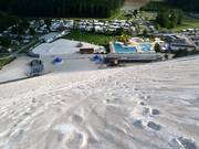 Die Abfahrt am Monte Kaolino