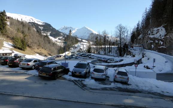 Haslital: Anfahrt in Skigebiete und Parken an Skigebieten – Anfahrt, Parken Meiringen-Hasliberg